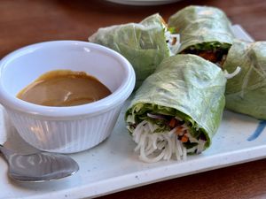 Fresh spring rolls  at Thai Sapa in Springdale