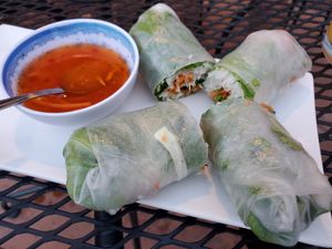 Fresh rolls at Thai Sapa in Springdale
