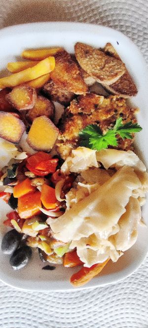 Vegan option available on request at Restaurante Rumar in Faial