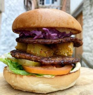 Delicious Burgers! at Sloth and Sparrow in Falmouth