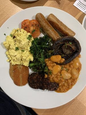 Large breakfast  at Sloth and Sparrow in Falmouth