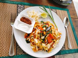 Noodles/tofu at Jikgo Bar & Restaurant in Koh Yao Yai