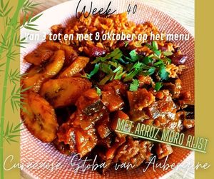 Vegan Special Curaçaose Stoba  at Ginger in Willemstad