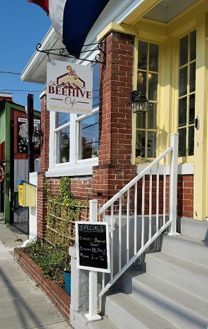 The Beehive Cafe at The Beehive Cafe in Berkeley Springs