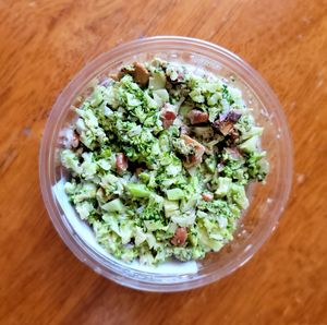 Broccoli salad at The Beehive Cafe in Berkeley Springs