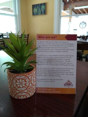 About the Beehive Cafe in Berkeley Springs, WV at The Beehive Cafe in Berkeley Springs