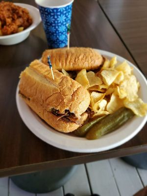 Philly Cheesesteak at The Beehive Cafe in Berkeley Springs