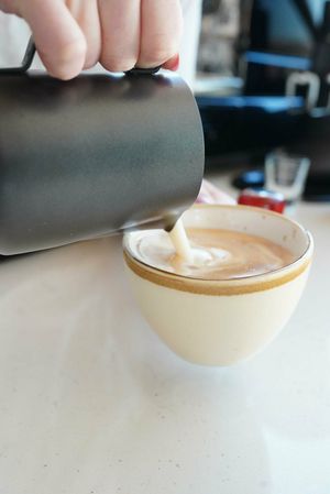 Latte at KIND - Coffee & eatery in Chichester