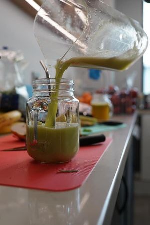green goddess juice! at KIND - Coffee & eatery in Chichester