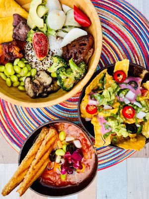 Vegan Nacho at WakaMama in Central Singapore