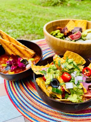 Nacho Shakshuka buddha bowl at WakaMama in Central Singapore