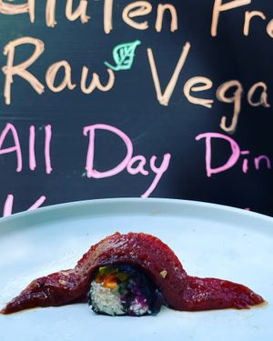 Otoro Sashimi Sushi - Raw Vegan at WakaMama in Central Singapore