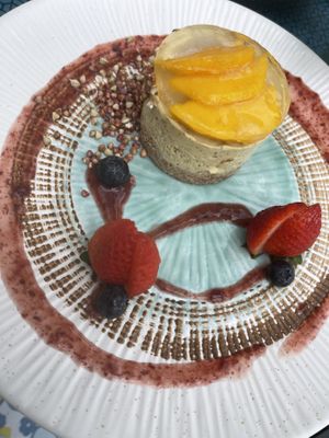 gluten free vegan kefir cheesecake at WakaMama in Central Singapore