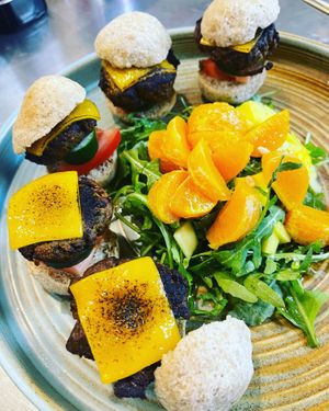 mini burger  at WakaMama in Central Singapore