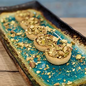 Vegan Fermented Kefir Pistachio Crème Brulée at WakaMama in Central Singapore