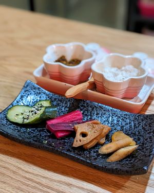 Vegan Tsukemono Pickles at WakaMama in Central Singapore
