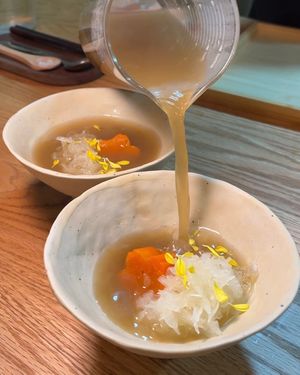 Vegan Shark Fin Melon Soup at WakaMama in Central Singapore