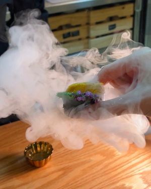 Vegan Uni Sea Urchin Sushi at WakaMama in Central Singapore