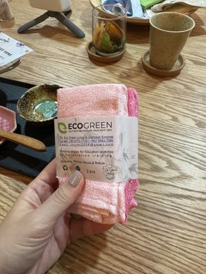 Also have eco merchandise for grab~   at WakaMama in Central Singapore