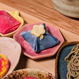 Vegan Earl Grey Uiro Wagashi at WakaMama in Central Singapore