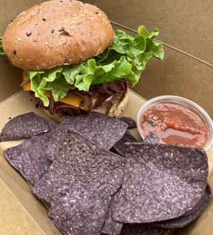 hungry planet burger  at The Natural Cafe in Goleta