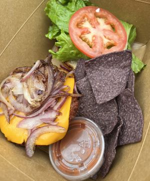 hungry planet burger  at The Natural Cafe in Goleta