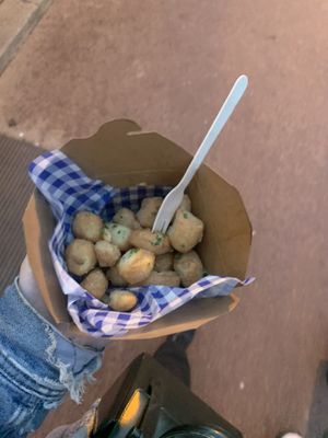 garlic dough balls  at Civerinos Slice - Prom Slice in Edinburgh