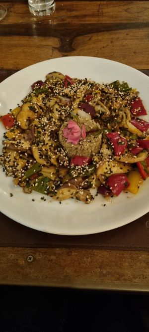 Entrevero de shitake at Montês Restaurante in Urubici