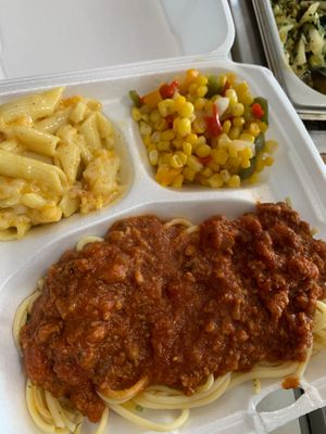 Spaghetti dinner at Hungry Vegan in Savannah