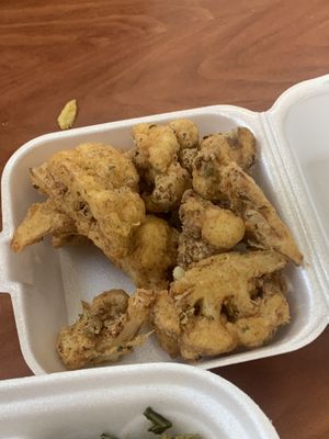 Cauliflower wings  at Hungry Vegan in Savannah