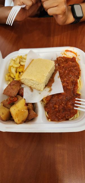 Spaghetti Plate at Hungry Vegan in Savannah