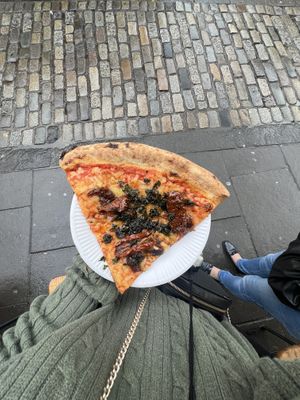 vegan kale pizza   at Civerinos Slice - OG in Edinburgh
