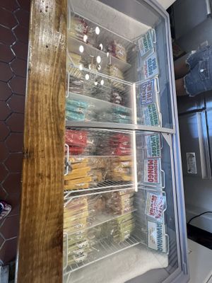 This is only half the popsicle options  at Irie Pops in St John