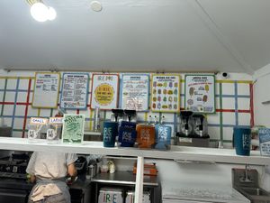 Menu  at Irie Pops in St John