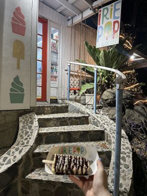 Waffle pop  at Irie Pops in St John