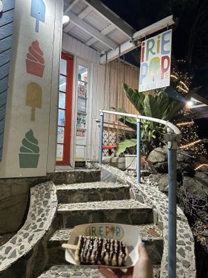 Waffle pop  at Irie Pops in St John