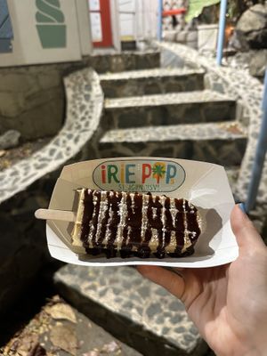 Waffle pop  at Irie Pops in St John