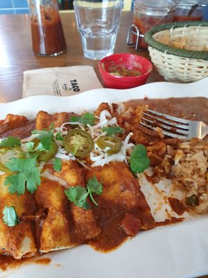 Enchilada... so good at Taco Amigo - 타코 아미고 in Seoul