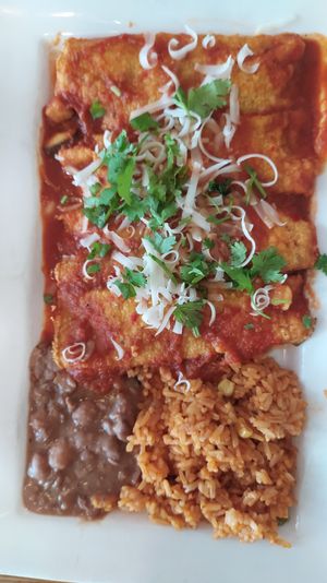 Enchiladas roja at Taco Amigo - 타코 아미고 in Seoul
