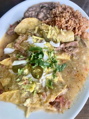 Enchiladas with green sauce. You can choose mushroom or soy meat. I tried soy meat this time and it was quite good. Added vegan cheese too  at Taco Amigo - 타코 아미고 in Seoul