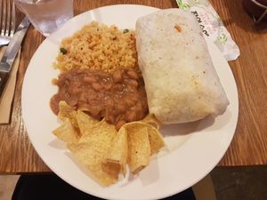 Vegan burrito meal at Taco Amigo - 타코 아미고 in Seoul