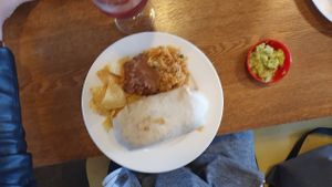 Burrito set at Taco Amigo - 타코 아미고 in Seoul