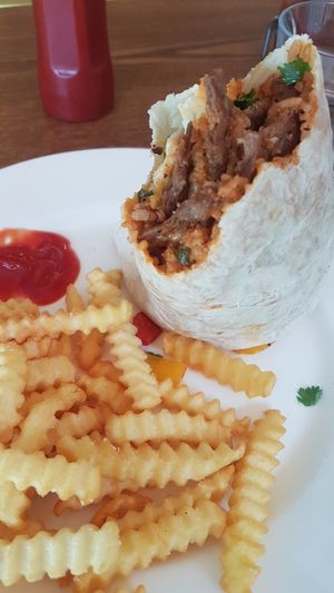 Soy meat Burrito deal at Taco Amigo - 타코 아미고 in Seoul