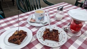 Kirschstreuselkuchen 😍 at Café Waltenbergstüberl in Seeon