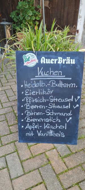 Kuchenangebot 17. Juni 2023 at Café Waltenbergstüberl in Seeon