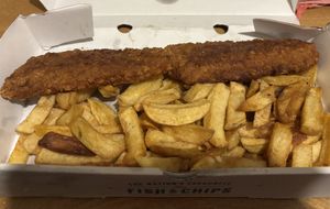 Small vegan fish #Veganuary at The Chippy Blairgowrie in Blairgowrie