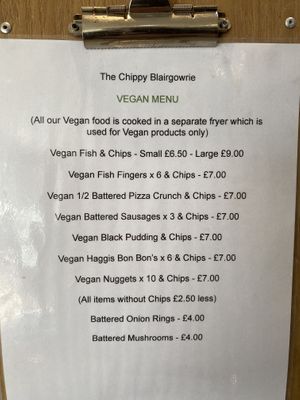   at The Chippy Blairgowrie in Blairgowrie