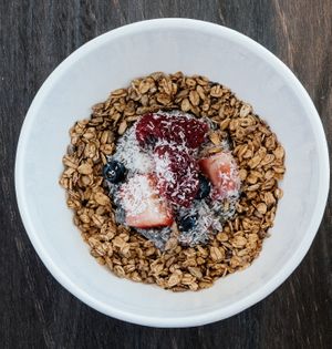 Berries & Chia Pudding at ParaVida Wellness in Victoria