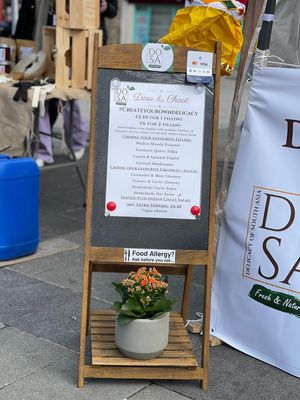 Our menu @ sneinton Market ( Saturday 10am to 2pm)🌱 at DOSA - Delicacy of South Asia in Nottingham