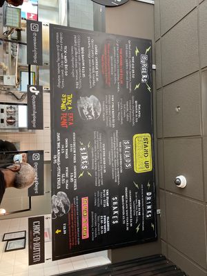 Menu at Stand-Up Burgers - Wells in Chicago